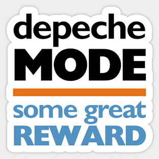 Depeche Mode Some Great Reward Reproduction Sticker